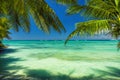 Carribean sea, beautiful panoramic view Royalty Free Stock Photo