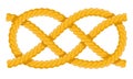 Carrick band knot vector icon flat isolated Royalty Free Stock Photo