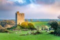 Carrigaphooca Castle photographed from the north east in the evening