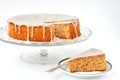 Carrot and Almond Cake Royalty Free Stock Photo