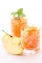 Carrot and apple salad Royalty Free Stock Photo