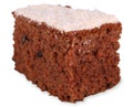 Carrot cake with clipping path Royalty Free Stock Photo