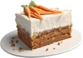 Carrot cake, Close-up of delicious-looking carrot cake.