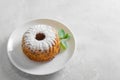Carrot cake pie, muffin. Vegetarian lean food. Healthy eating - a light tasty nutritious breakfast snack Royalty Free Stock Photo