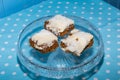 Carrot cake slices Royalty Free Stock Photo