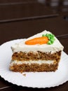 Carrot cake Royalty Free Stock Photo