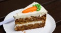 Carrot cake Royalty Free Stock Photo