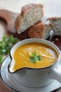 Carrot and coriander soup