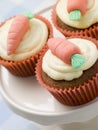 Carrot Cup Cakes Royalty Free Stock Photo