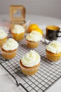 Carrot cupcakes with cream cheese