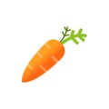 Carrot flat vector icon