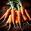 Carrot fresh raw organic vegetable