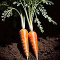 Carrot fresh raw organic vegetable