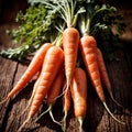 Carrot fresh raw organic vegetable