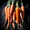 Carrot fresh raw organic vegetable