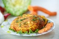 Carrot fritters