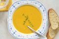 Carrot ginger soup Royalty Free Stock Photo
