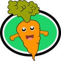 Carrot Icon Design Vector