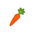 Carrot icon logo vector illustaration Royalty Free Stock Photo