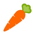 Carrot iconvector healthy food diet concept for graphic design, logo, website, social media, mobile app, UI illustration