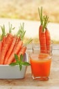 Carrot juice Royalty Free Stock Photo