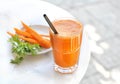Carrot juice Royalty Free Stock Photo