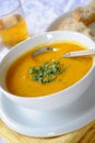 Carrot & Lentil Soup Royalty Free Stock Photo