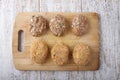 Carrot-meat cutlets with spicy herbs Royalty Free Stock Photo