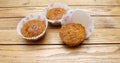 Carrot muffins with raisins and nuts