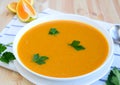 Carrot orange soup