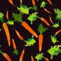 Carrot pattern happy pattern eco life