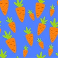 Carrot pattern seamless pantone