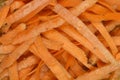 Carrot peelings Royalty Free Stock Photo