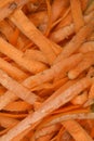 Carrot peelings Royalty Free Stock Photo