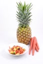 Carrot and pineapple salad