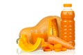 Carrot and pumpkin juice