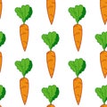 Carrot seamless pattern