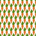 Carrot seamless pattern. Vector berries. Design elements for textile or clothes