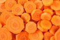 Carrot slices background