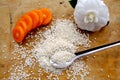 Carrot and white rice Royalty Free Stock Photo