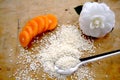 Carrot and white rice Royalty Free Stock Photo