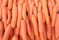 Carrots background. Vegetables pattern