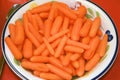 Carrots on display