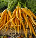 Carrots at Farmers Market Royalty Free Stock Photo