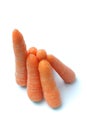Carrots isolated on white background Royalty Free Stock Photo