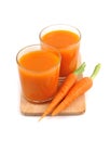 Carrots juice .