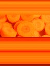 Carrots and line design Royalty Free Stock Photo