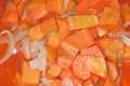 Carrots and Onions Royalty Free Stock Photo