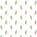 Carrots seamless background