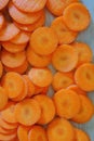 Carrots, sliced